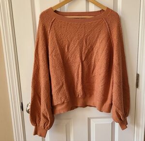 Free People M Found My Friend Sweater Apricot